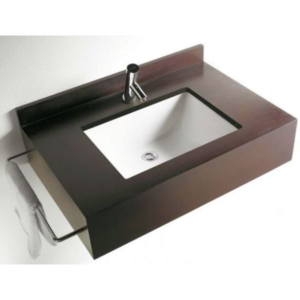 LAVABO RECTANGULAR BAJO ENCIMERA MODELO TORINO 51 x 32 x 18 BLANCO BATHCO, LAVABOS Lababos washbasin basin lavavos 50 500 mm cm 30 35 33 31