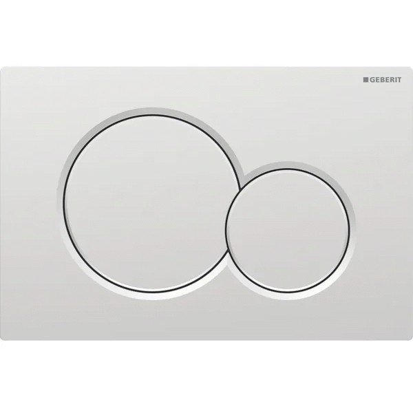 Pulsador para doble descarga SIGMA 01 antihuellas Cromo Mate GEBERIT 115.770.JQ.5, 