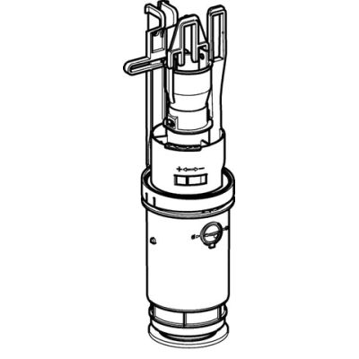 CONJUNTO DESCARGA KOMBIFIX / DUOFIX REF 240.638.00.1 GEBERIT, RECAMBIOS REPUESTOS Taza Inodoros Water bater WC tazas vater TANQUE MOCHILA Descargadores W.C. cisternas Fontaneria Para single-lever flush valve system cistern