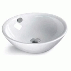 LAVABO SOBRE ENCIMERA SPA DE 43cm DE DIAMETRO BLANCO CERAZUL, Lababos washbasin basin lavavos Lavabos
