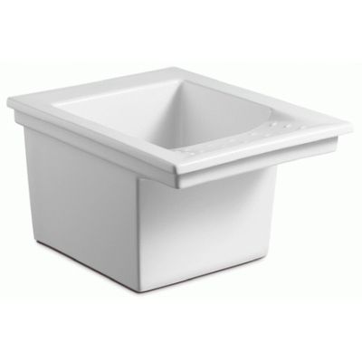LAVADERO MODELO OFFICE 590 x 420 BLANCO 368953000 ROCA, ESCURRIDERA FRONTAL Sanitarios  Porcelana Ofice