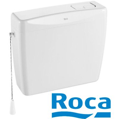 Cisterna alta o semi alta de plastico de 3 / 6 litros ref. A890200000 ROCA, Cisternas Mochilas tanques Inodoros Water bater WC tazas vater W.C. 8433290527964