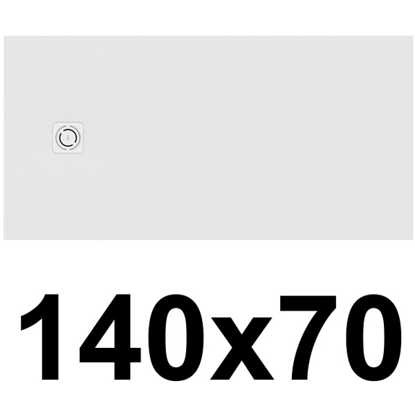 Plato de ducha de STONEX TERRAN-N de 1400x700x31 Blanco ROCA APA015782BC01100, 