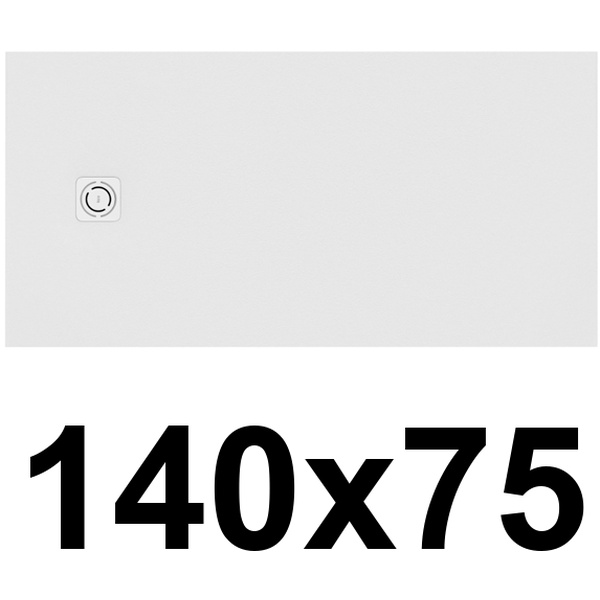 Plato de ducha de STONEX TERRAN-N de 1400x750x30 Blanco APA015782EE01100 ROCA, 