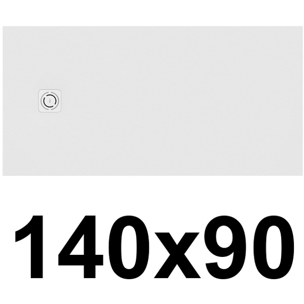 Plato de ducha de STONEX TERRAN-N de 1400x900x30 Blanco ROCA APA0157838401100, 