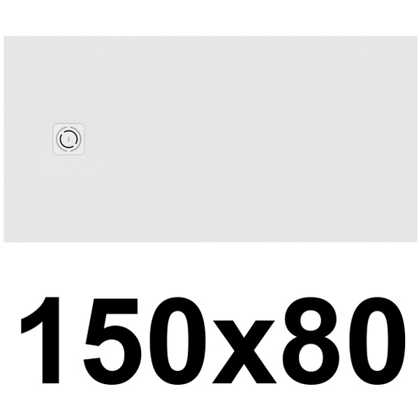 Plato de ducha de STONEX TERRAN-N de 1500x800x32 BLANCO ROCA APA015DC32001100, 