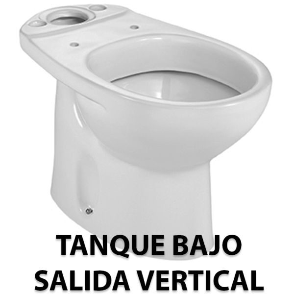 TAZA VICTORIA PARA TANQUE BAJO SALIDA VERTICAL BLANCA A342394000 ROCA, Inodoros Water Bater Wc Cisterna Mochila Piso Suelo Sanitarios Series Baos Aseos BLANCO VATER W.C. completo completa