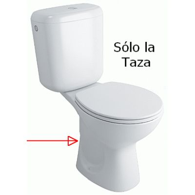 TAZA ZOOM - POLO TANQUE BAJO SALIDA VERTICAL BLANCO WM821017Z000001 ROCA, Inodoros Water Bater Wc Cisterna Mochila Piso Suelo Sanitarios Series Baos Aseos VATER W.C.