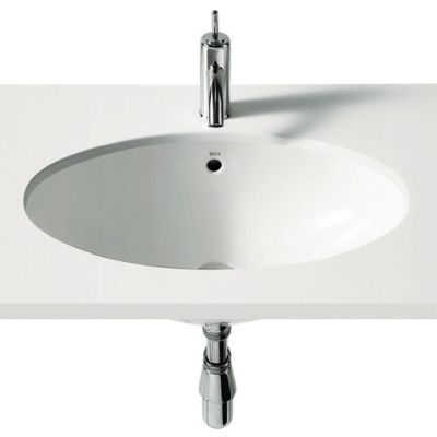 LAVABO REDONDO BAJO ENCIMERA MODELO GRAN BERNA  DE 620 x 390 EDELWEISS ROCA, Roca Bajo Encimera Empotrables Encastrar Encastrables Lababos washbasin basin lavavos Lavabos Sanitarios