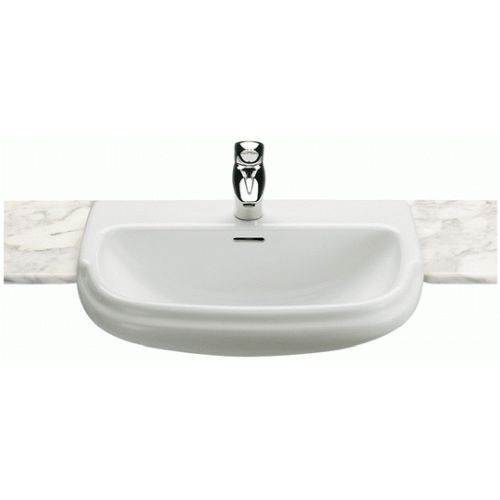 LAVABO DAMA RETRO SEMIEMPOTRAR DE 65 BLANCO 325326001 ROCA, Sanitarios Series Baos Aseos Semi Empotrables Encastrar Encastrables Lavabos Lababos washbasin basin lavavos