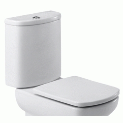 TANQUE COMPLETO CON TAPA Y MECANISMOS DAMA SENSO BLANCO 341515000 ROCA, Cisterna Mochila Sanitarios Series Baos Aseos Tazas Inodoros inodoro Water bater WC VATER W.C.