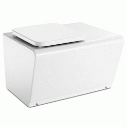 INODORO BARCELONA TANQUE ALTO CON ASIENTO A LA IZQUIERDA BLANCO 349363000 ROCA DSCTL, Con Blanco Blanca Cisterna Mochila Alta Water Bater Wc Taza VATER Sanitarios W.C. toilet seat