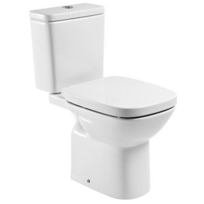 TAZA DEBBA PARA TANQUE BAJO Y SALIDA HORIZONTAL ( SOLO TAZA ) BLANCO A342997000 ROCA, SERIE Inodoros Water bater WC tazas vater MODELO Sanitarios W.C.