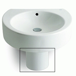 SEMIPEDESTAL HAPPENING BLANCO 337562000 ROCA, Semi Pedestal Pie Columna hapenning happenning hapening Sanitarios