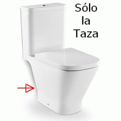 TAZA THE GAP TANQUE BAJO SALIDA VERTICAL BLANCO  ( SIN TAPA ) A342478000 ROCA, Inodoros Water Bater Wc Cisterna Mochila Piso Suelo Sanitarios Series Baos Aseos VATER W.C. completo completa