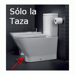 TAZA THE GAP COMPACT SQUARE RIMLESS TANQUE BAJO SALIDA DUAL BLANCO ( SIN TAPA) A34273700H ROCA, Inodoros Water bater WC tazas vater DE Sanitarios W.C. cisternas completo completa COMPACTO COMPACTA 8414329906509