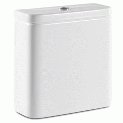 TANQUE THE GAP COMPACTO ALIMENTACION INFERIOR PULSADOR DOBLE DE 4 - 2Litros BLANCO A341730000 ROCA, Cisterna Mochila Inodoros Water Bater Wc Sanitarios Series Baos Aseos VATER 4-2LITROS 4/2LITROS Ltrs Lts W.C. completo completa