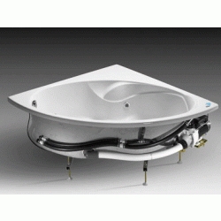 BAERA GENOVA ANGULAR 120x120 BASIC BL M AGUA CR DSCTL 247421001, Roca Fibra Cromo Blanco Blanca Cromado Cromada Sanitarios Esquineros Esquineras Rinconeros Rinconeras