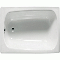 BAERA DE ACERO ESMALTADO ( PLANCHA ) MODELO CONTESA DE 100 x 70 BLANCA ROCA A212107001, Esmaltada Sanitarios  1000 700 100x70 Blanco