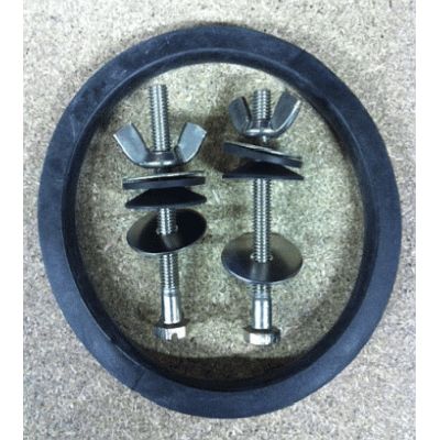 FIJACION Y JUNTA DE TAZA A TANQUE VERANDA HAPENING ROCA A822028100 AV0020300R, Cisterna Mochila Inodoros Water Bater Wc Tornillos Sujeci�n Sujecci�n VATER Sanitarios Gomas Tornos W.C. juego anclaje tornillo victoria