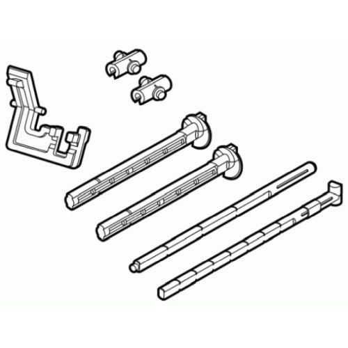 PERNO Y VARILLA LARGA PARA PLACA PULSADOR DE ACCIONAMIENTO DE LA CISTERNA EMPOTRADA ROCA 890803100, Pulsador Accionamiento TIRADOR Barilla Tanque Empotrados Sanitarios Emptrar