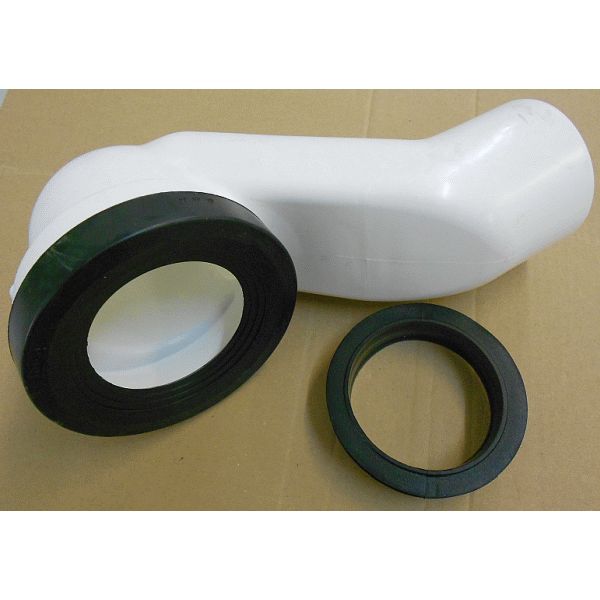 CODO DE SALIDA DUAL EXCENTRICA DE 60 mm ROCA AV0007700R, Desague Water Wc Bater Desage VATER MANGUITO Manguilla escentricas escentricos Sanitarios Acodados Evacuacion Inodoro W.C.