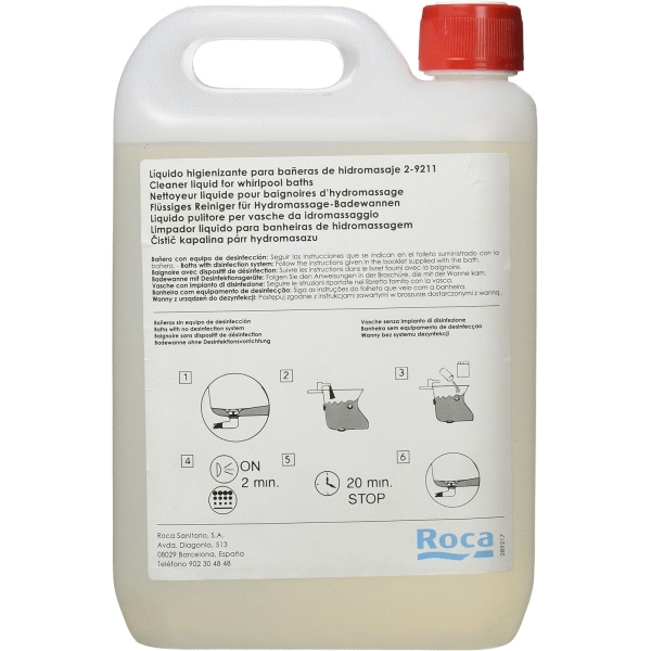 LIQUIDO DESINFECTANTE BOTE 2Litros ROCA A292110000, Sanitarios Ltrs Lts