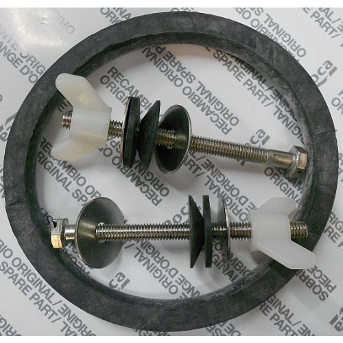 KIT G DE FIJACION + JUNTA VICTORIA TAZA - TANQUE REF. AV0007400R ROCA, INODORO WATER Bater WC VATER Sanitarios W.C.  juego anclaje tornillo victoria