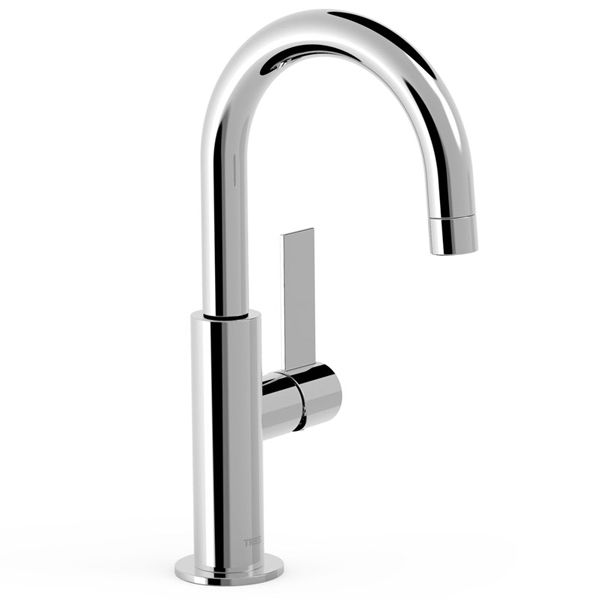 Monomando lavabo PROJECT con maneta lateral Cromado TRES 21190401, 