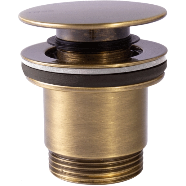 Vlvula de desage Click-Clack Simple-Rapid para lavabo LATON VIEJO TRES 24284001LV, 