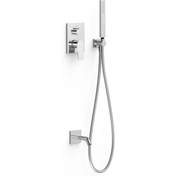 Kit de grifo monomando empotrado PROJECT TRES de 2 vas Rapid-Box para ducha cromo TRES 20528007, 