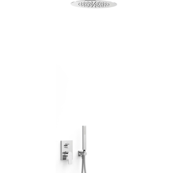 Kit de grifo monomando empotrado PROJECT de 2 vias Rapid-box para ducha cromado ref 21128006 TRES, 