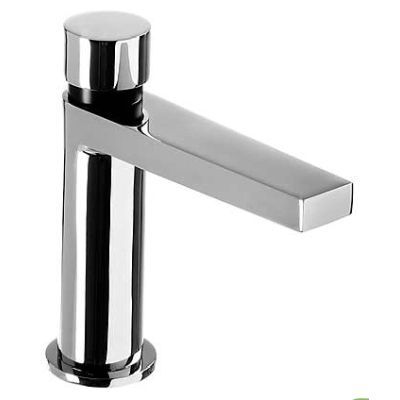 GRIFO DE LAVABO TEMPORIZADO DE 1 AGUA CROMADO REF 20511201 TRES, Cromado Cromada Tres GRIFERIAS GRIFOS Lababos washbasin basin lavavos Lavabos UNA Repisa