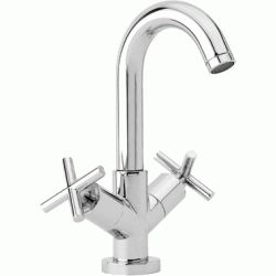 MONOBLOC DE LAVABO CON CAO ALTO BIMAX-TRES CROMADO REF 163103 8429546399614, Cromado Cromada Mezclador bimando Lababos washbasin basin lavavos Lavabos