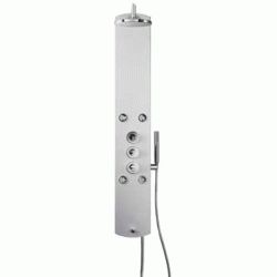 COLUMNA DE DUCHA TERMOSTATICA LEX-B DUCHA FIJA REDONDA DE 225 mm REF 193123 ANODIZADO 193123, Griferas Grifos Tres Series Sistema MONOMANDOS TERMOSTATICOS Mezcladores Mezcladoras