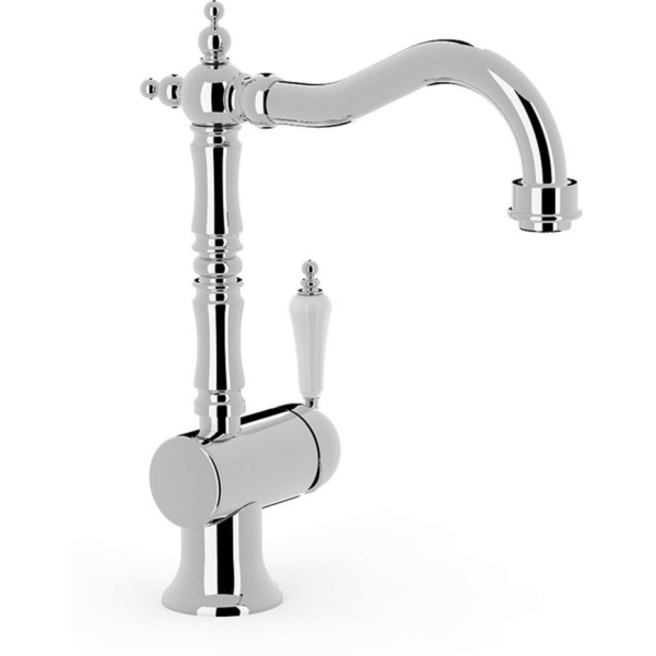 Monomando de lavabo TRES CLASIC maneta lateral Cromo TRES 24210801CR, 