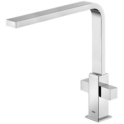 BIMANDO DE LAVABO CUADRO-TRES VERTICAL Y CAO LARGO REF. 108496 CROMADO TRES 8429546417585, MEZCLADOR GRIFOS GRIFERIAS CRO CROMADA 006.123.02 1.08496 Lababos washbasin basin lavavos Lavabos Repisa