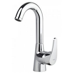 Grifo monomando con maneta lateral y desage automtico para lavabo Latiguillos de alimentacin flex, single handle faucet tap labavos lababos labavos cromo cromadas Mezcladores Mezcladoras Grifos Griferias Repisas Bancadas Single Lever handle faucet tap 8429546428345
