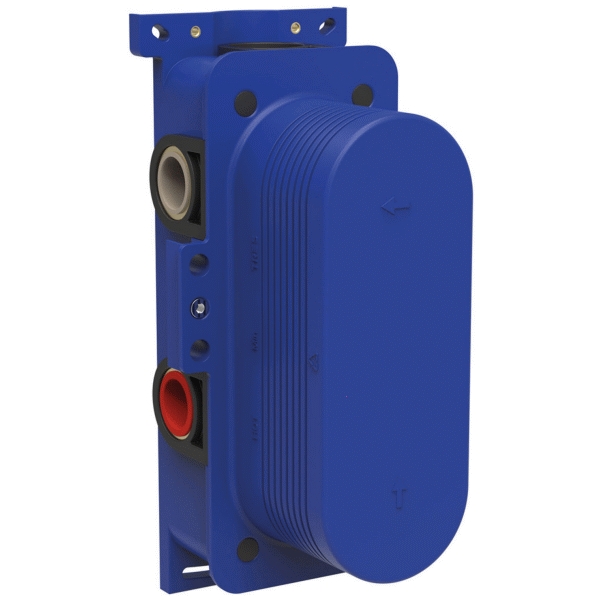 Caja empotrada de 2 v�as Rapid-box  con grifo termost�tico para ducha y ba�era 20785001 TRES, 