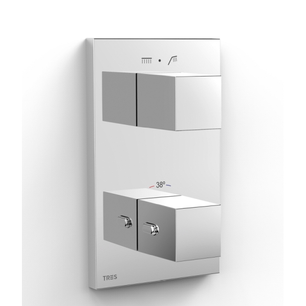 THERM-BOX PIEZA VISTA PARA CAJA EMPOTRADA DE 2 VAS REF:00625001 TRES, 