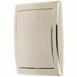 MARCO PULSADOR PRESTO PARA 1000 A CROMO MATE REF PC-19501, CROMADO MATE