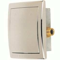 GRIFO TEMPORIZADO PARA INODORO PRESTO DE EMPOTRAR 1000 A EN ACERO INOXIDABLE REF. 19550 PRESTO, CON LLAVE DE PASO EMPOTRADO EMPOTRADA ENCASTRAR ENCASTRADO Pulsadores