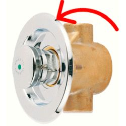 Embellecedor embutido (RECAMBIO) 55/27 PRESTO  REF IFF122.5, recambio 95636 SOLO