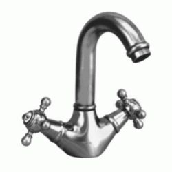 MONOBLOC DE LAVABO CLASICA 1866 CROMADO REF 211190 GROBER 8435200010535, CROMO CROMADA MEZCLADOR BIMANDO GRIFOS GRIFERIAS 211190 Lababos washbasin basin lavavos Lavabos Classic Vintage Epoca GRB Repisa