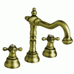 BATERIA DE LAVABO CLASICA 1866 LATON VIEJO CON CAO CENTRAL RETO REF 226799 GROBER DSCTL, MEZCLADOR AMERICANO AMERICANA GRIFOS GRIFERIAS 226 799 Lababos washbasin basin lavavos Lavabos Classic Vintage Epoca GRB Repisa Para