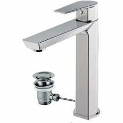MONOMANDO DE LAVABO AROHA ALTO AUTOMATICO REF.4604500 CROMADO GALINDO, Cromo Cromado Cromada Griferas Grifos Series De Para colecciones valvula automtica desague desage BALBULAS Lababos washbasin basin lavavos Lavabos Repisa Mezcladores Mezcladoras single handle faucet