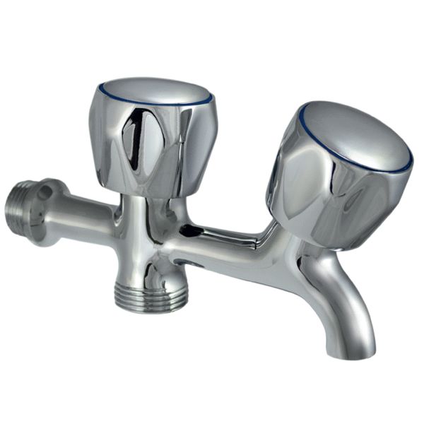 Grifo de lavadora doble con cierre cermico Cromo CIS 11952, labadoras Lavavajillas lavabajillas lababajillas labavajillas Lavaplatos Labaplatos llave 1/2 3/4 Llave Ofice Office ECNMC baratos asequibles rebajados mdicos baratas econmicas rebajadas economicos