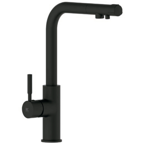 Monomando osmosis design NEGRO MATE 23629N, 
