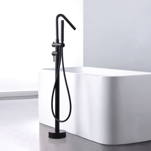 Monomando de baera 2 vas CORCEGA sobre suelo Negro Mate ref BBECO1/NG IMEX, BATERIA GRIFOS GRIFERIAS negro negra Baeras GRIFOS GRIFERIAS REPISA Mezcladores Mezcladoras Grupo