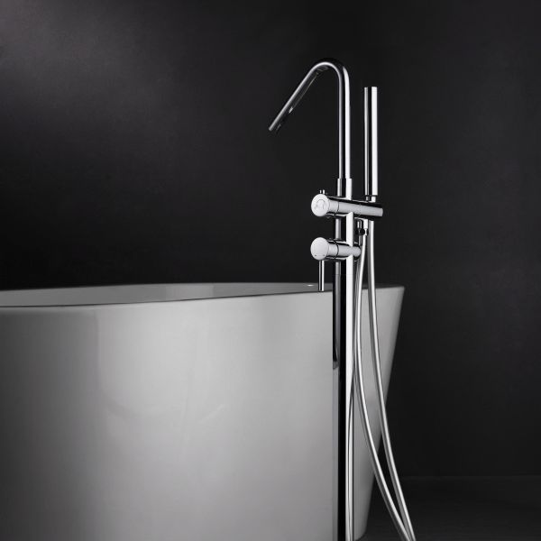 Monomando bao-ducha a suelo CORCEGA Cromo IMEX BBEC01, BATERIA GRIFOS GRIFERIAS CROMO CROMADA Baeras GRIFOS GRIFERIAS REPISA CROMO CROMADA CROMO CRO  GRB Mezcladores Mezcladoras Grupo